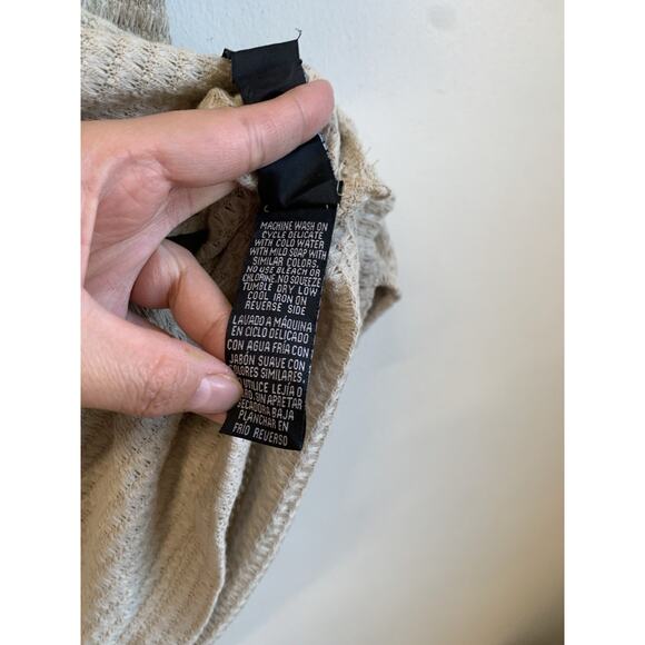 Malibu Men’s Shirt Button Down Textured Fabric Short Sleeve Beige Size 3XL NWT - Picture 8 of 12